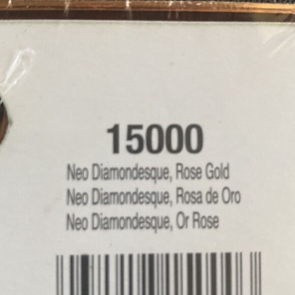 Neo Diamondesque Rose Gold License Plate Frame - Picture 4 of 7